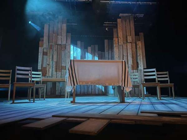 Marylebone Theatre, block: Stalls, row: AA, seat: 11