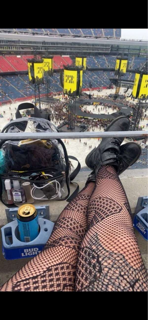 Gillette Stadium, block: 338, row: 1, seat: 8