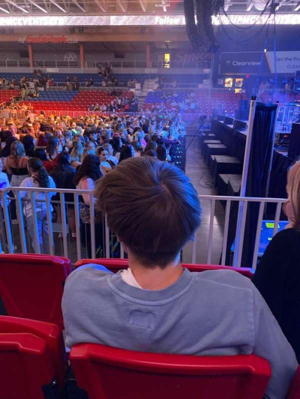 UPMC Events Center, block: 105, row: C, seat: 12