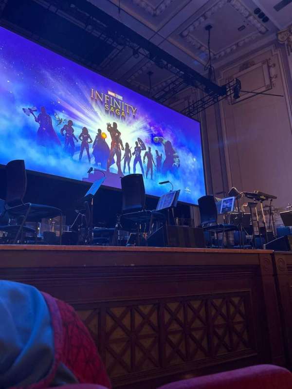 Usher Hall, block: Stalls, row: C, seat: 40