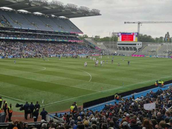 Croke Park, block: 313, row: JJ, seat: 12