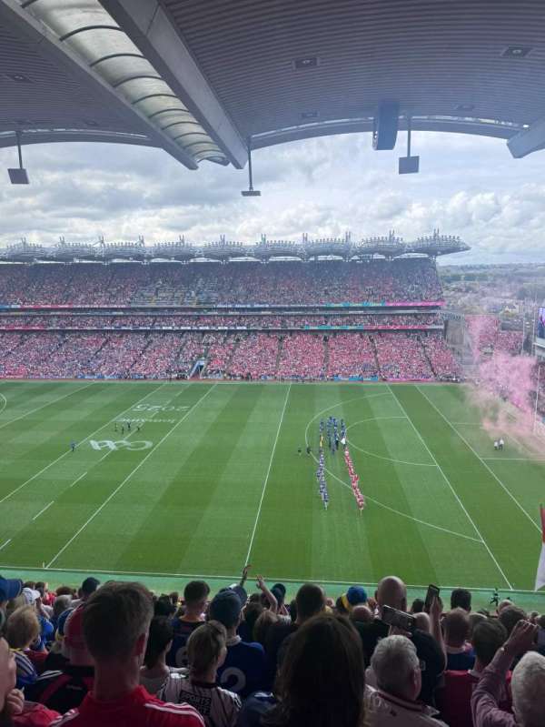Croke Park, block: 703, row: R, seat: 24