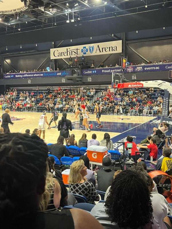 CareFirst Arena, block: 104, row: FF, seat: 1
