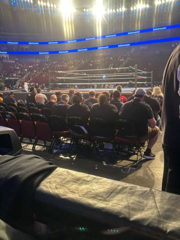 Prudential Center, block: 8, row: 1, seat: 1