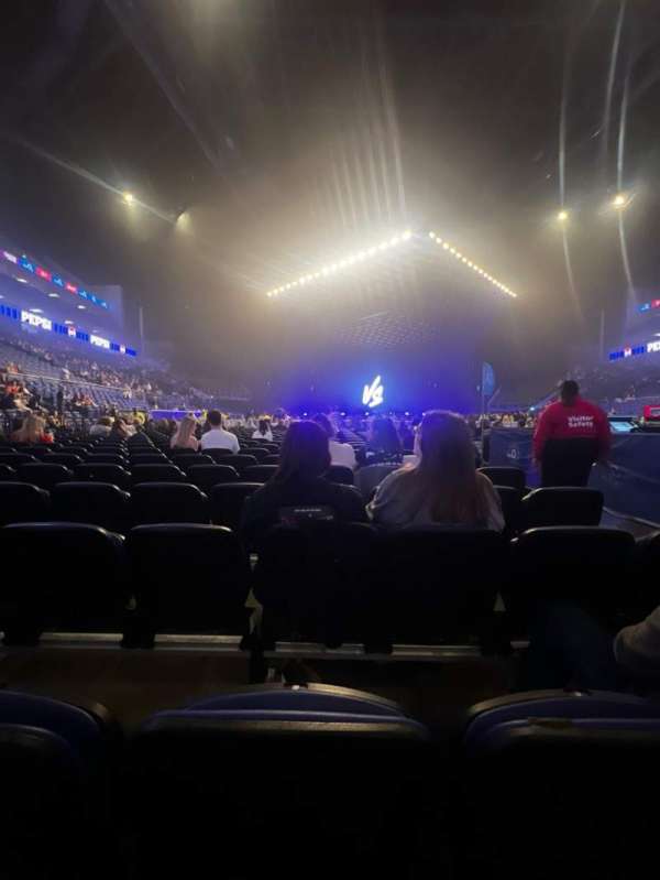 The O2, London, block: Floor A1, row: X, seat: 16