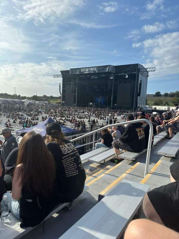 Hershey Park Stadium, block: 31, row: EE, seat: 3