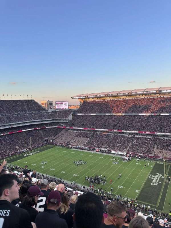Kyle Field, block: 401, row: 12