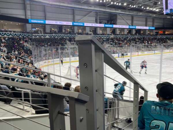 Tech CU Arena, block: 115, row: 7, seat: 9