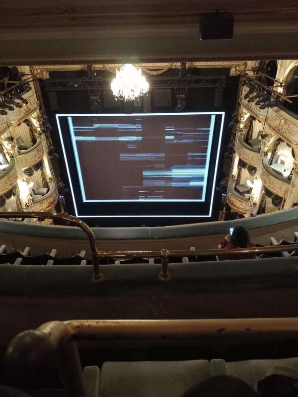 Wyndham's Theatre, block: Grand Circle, row: F, seat: 15