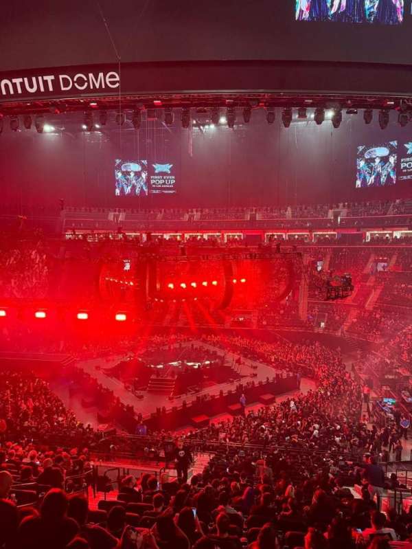Intuit Dome, block: Club 8, row: 26, seat: 15