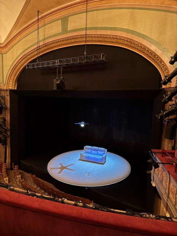 Booth Theatre, block: Mezzanine R, row: C, seat: 14
