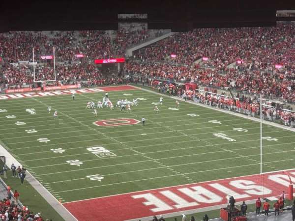 Ohio Stadium, block: 4B, row: 14, seat: 33-36