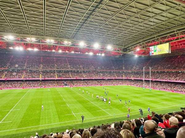 Principality Stadium, block: M31, row: 14, seat: 3