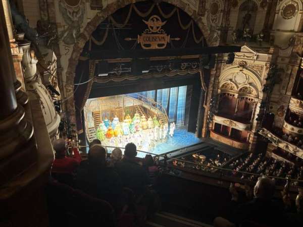 London Coliseum, block: Balcony, row: F, seat: 51
