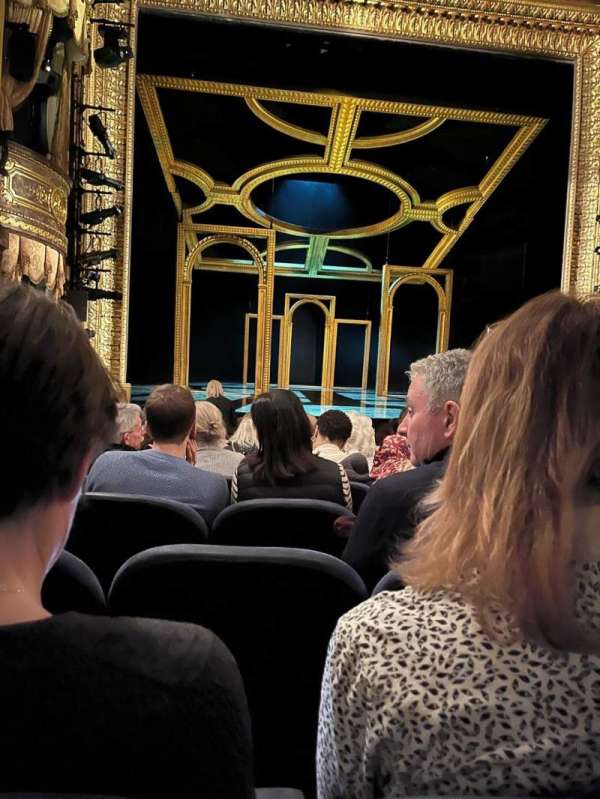 Theatre Royal Haymarket, block: Stalls, row: O, seat: 15