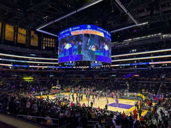 Crypto.com Arena, block: PR3, row: 1, seat: 1 - 2