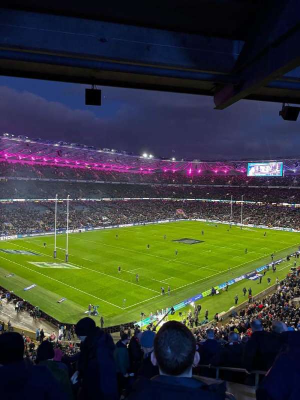Twickenham Stadium, block: M14, row: 68, seat: 387