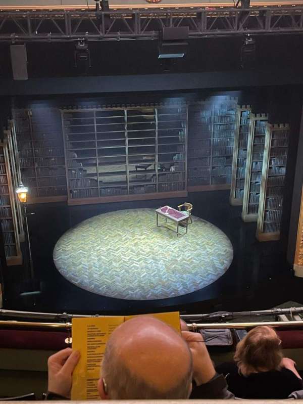 Aldwych Theatre, block: Grand Circle, row: D, seat: 21