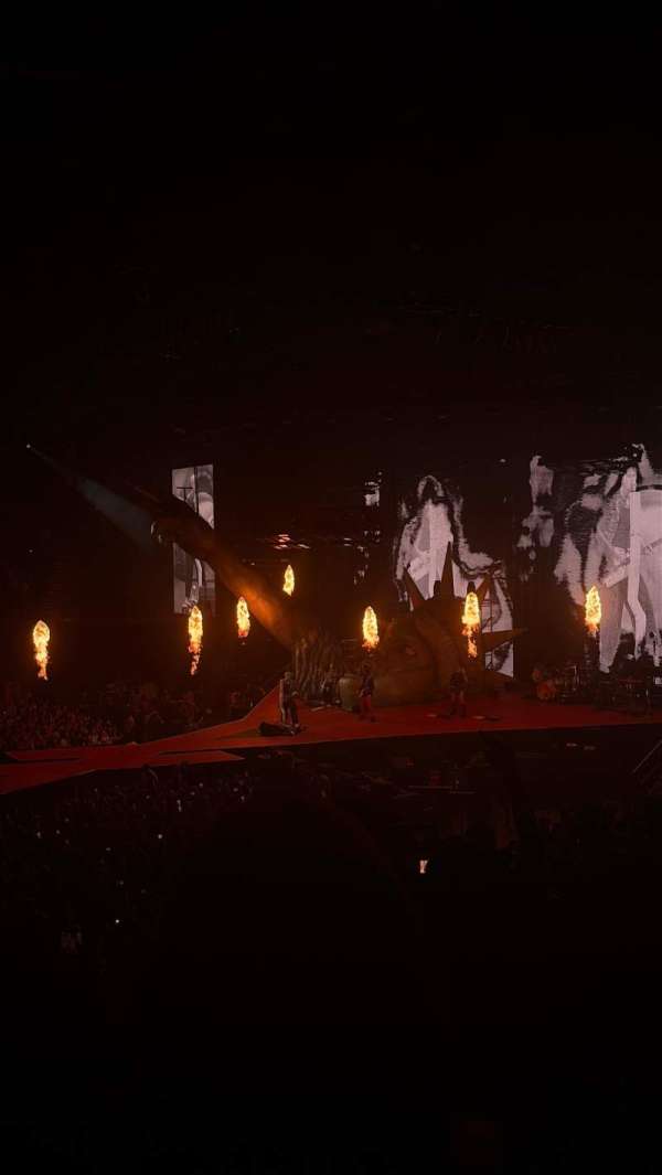 The O2, London, block: 112, row: U, seat: 356