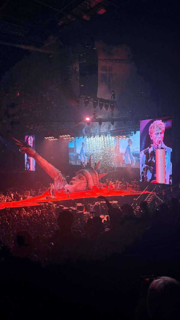 The O2, London, block: 112, row: U, seat: 356