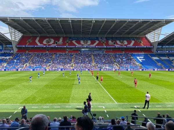 Cardiff city stadium, block: 204, row: F, seat: 24