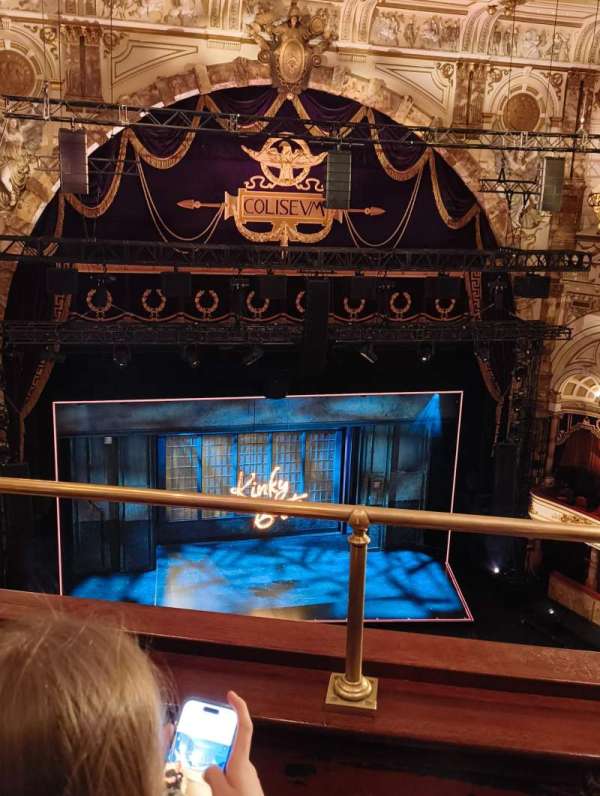 London Coliseum, block: Balcony, row: B, seat: 34