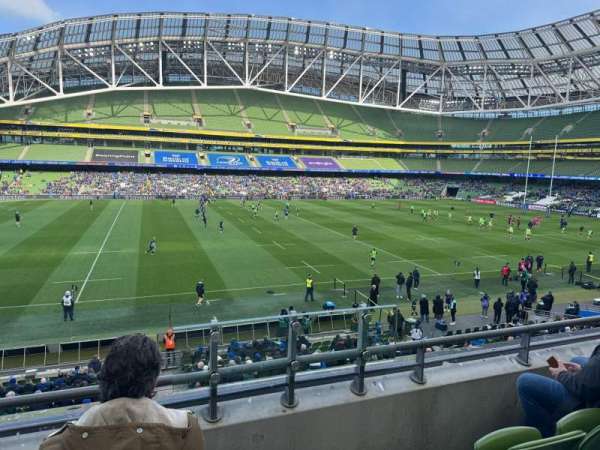 Aviva Stadium, block: 328, row: C, seat: 15