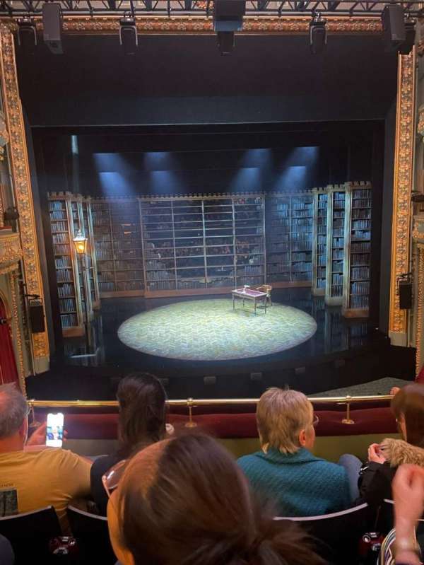 Aldwych Theatre, block: Dress Circle, row: C, seat: 14