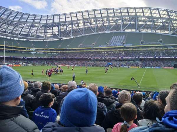 Aviva Stadium, block: 103, row: T, seat: 7