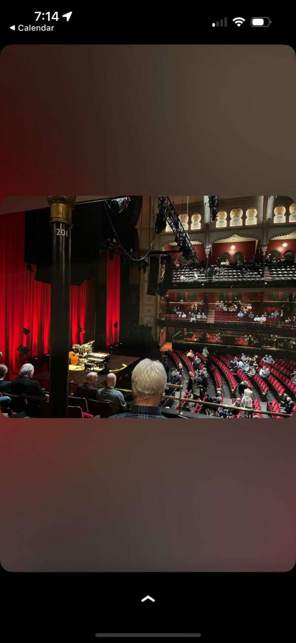 Massey Hall, block: 202, row: F, seat: 1