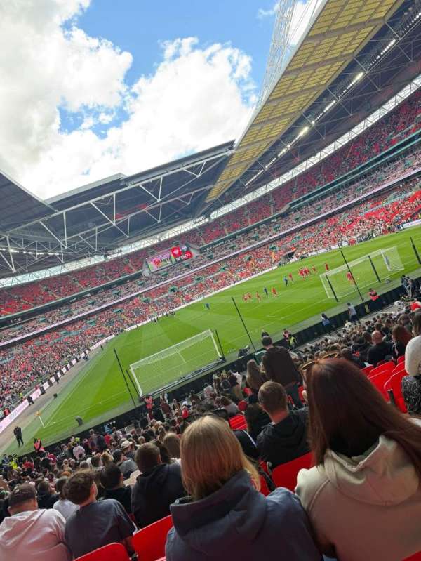 Wembley Stadium, block: 113, row: 28, seat: 47
