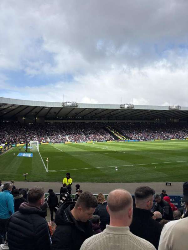 Hampden Park, block: P3, row: M, seat: 76