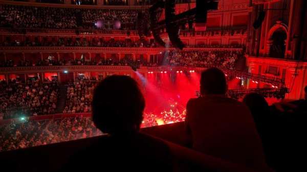 Royal Albert Hall, block: Second tier 78, row: 1, seat: 4