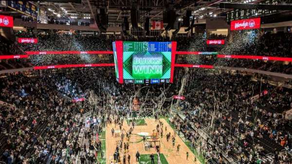 Fiserv Forum, block: 216, row: 3, seat: 3