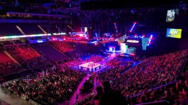 Now Arena, block: 212, row: 9, seat: 20