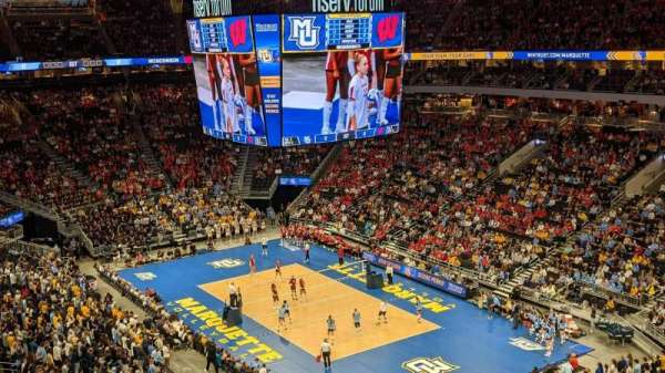 Fiserv Forum, block: 203, row: 3, seat: 24