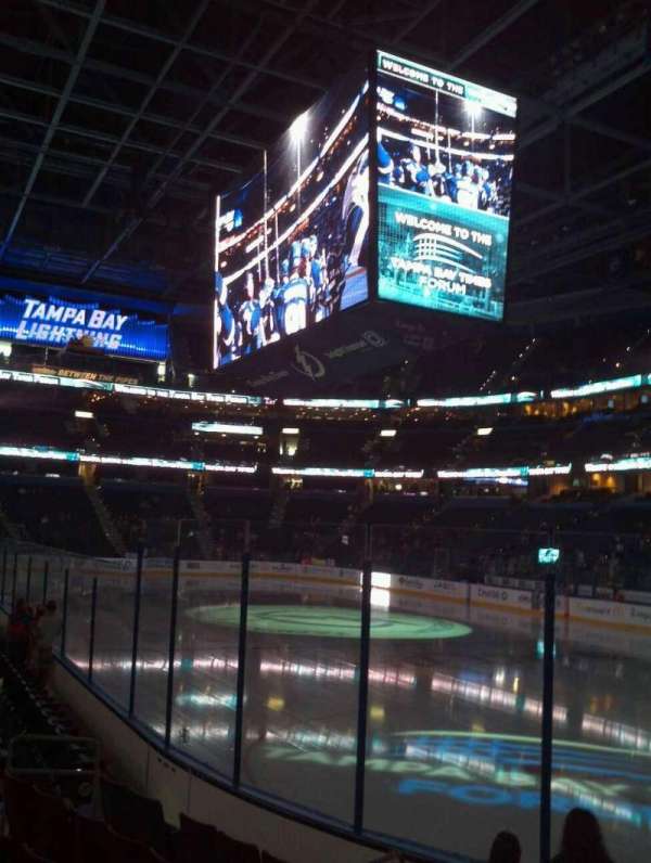 Benchmark International Arena, block: 112, row: H, seat: 7