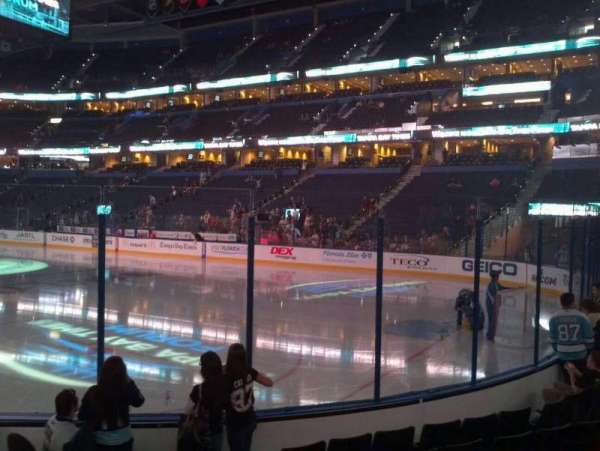 Benchmark International Arena, block: 112, row: H, seat: 7