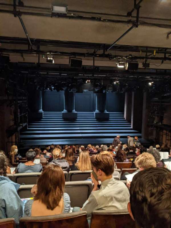 The Newman Theater at The Public Theater, block: ORCH, row: Q, seat: 16