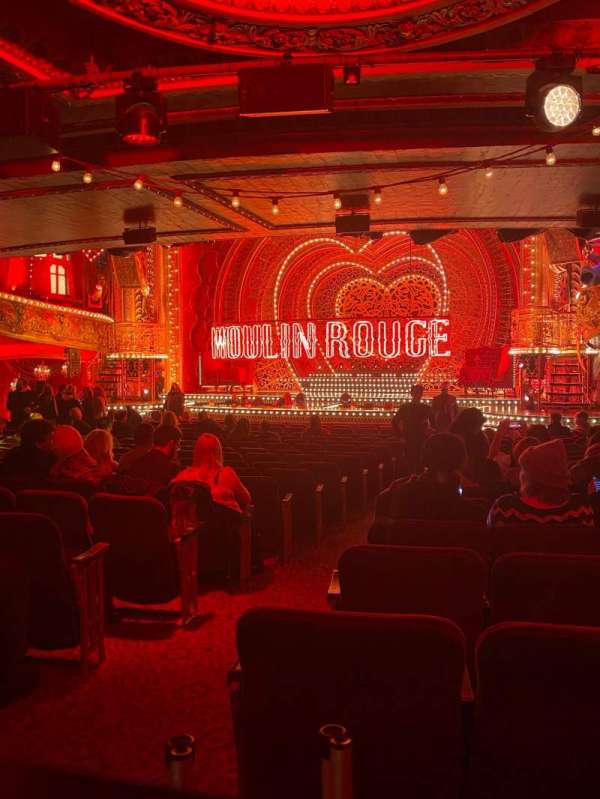 Al Hirschfeld Theatre, block: Orchestra R, row: T, seat: 2