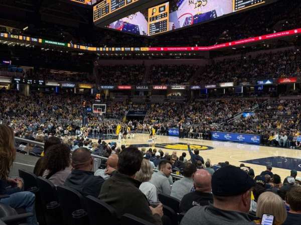 Gainbridge Fieldhouse, block: 14, row: 8, seat: 6