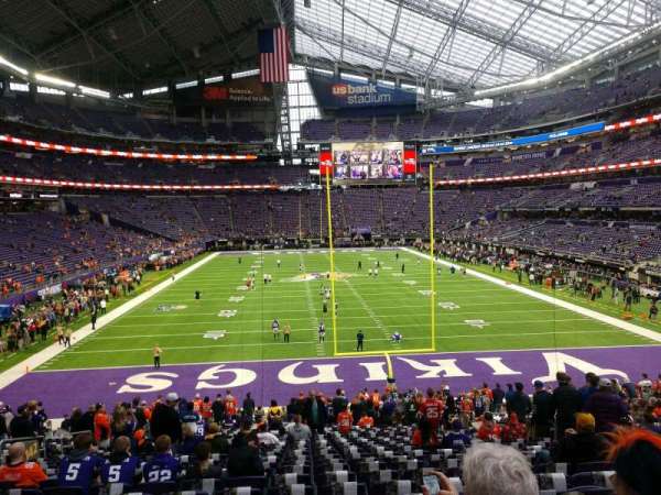 U.S. Bank Stadium, block: 142, row: 25, seat: 11