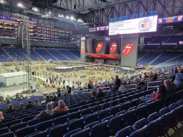 Ford Field, block: 124, row: 34, seat: 6