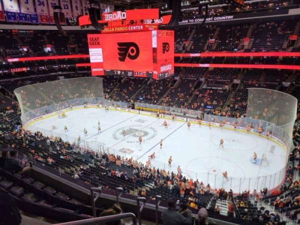 Xfinity Mobile Arena, block: 216, row: 6, seat: 1
