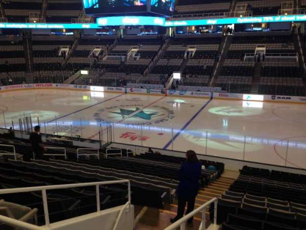 SAP Center, block: 114, row: 22, seat: 08