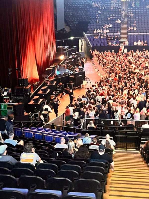 The O2, London, block: 101, row: 2, seat: 24