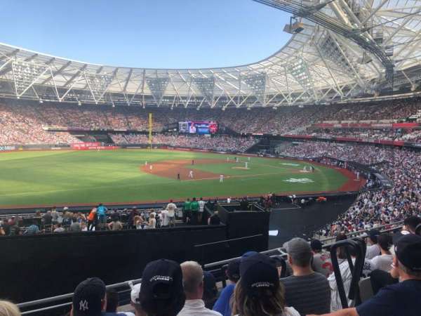 London Stadium, block: 255, row: 36, seat: 719