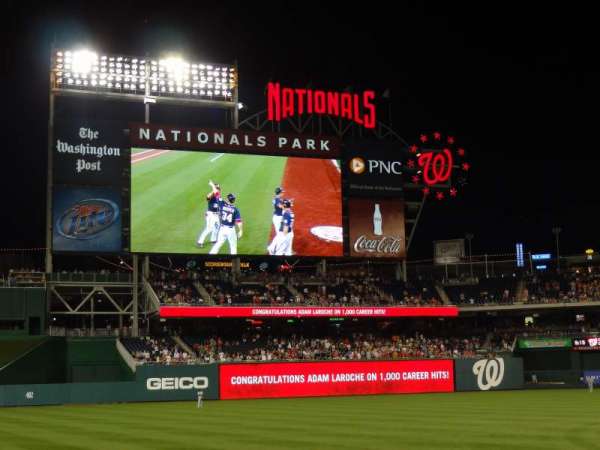 Nationals Park, block: 113, row: J, seat: 15