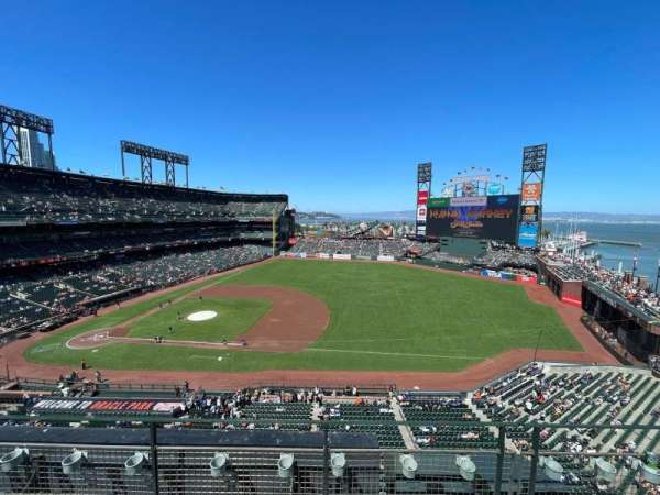 Oracle Park, block: VB305, row: C, seat: 8