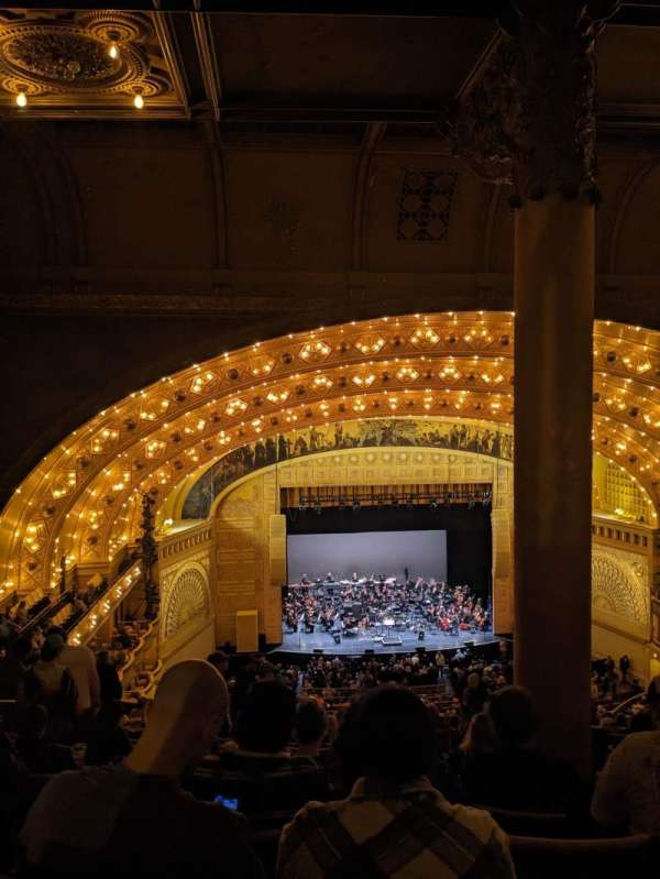 Auditorium Theatre, block: Middle Balcony L, row: S, seat: 504